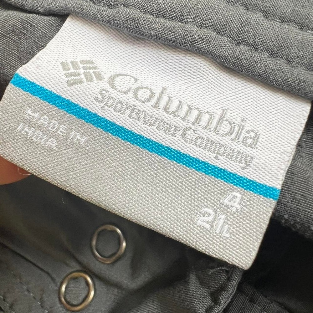 Columbia Grey Sun Protection Outdoors Hiking Cropped Cargo Pants Size 4 - Picture 4 of 5